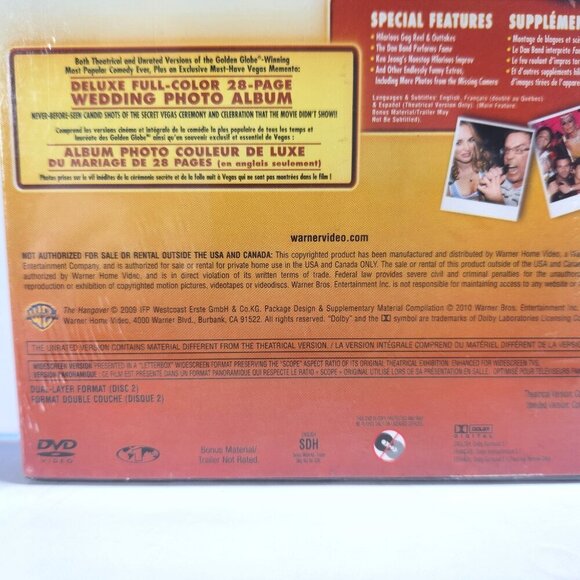 The Hangover DVD Extreme Edition with 28 Page Book 2009 Bonus Unrated Trailer - Picture 8 of 9